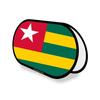 Drapeau Ovale - Togo - 70 X 120 Cm - Polyester - Impression Recto/verso - Pliable Rétractable