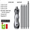 Набор реверсивных телескопических многофункциональных отверток: Phillips, шлицевая, треугольная, Torx