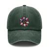 Patriotic Baseball Cap - 2026 Summer Unisex Sunflower USA Flag Print Polyester Adjustable Breathable Sun Protection Casual Outdoor Sports Daily Wear