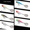 Treble Hook Metal Fishing Bait Spoon Metal Spoon Fishing Lure 2023 VIB Lure  Ice Fishing