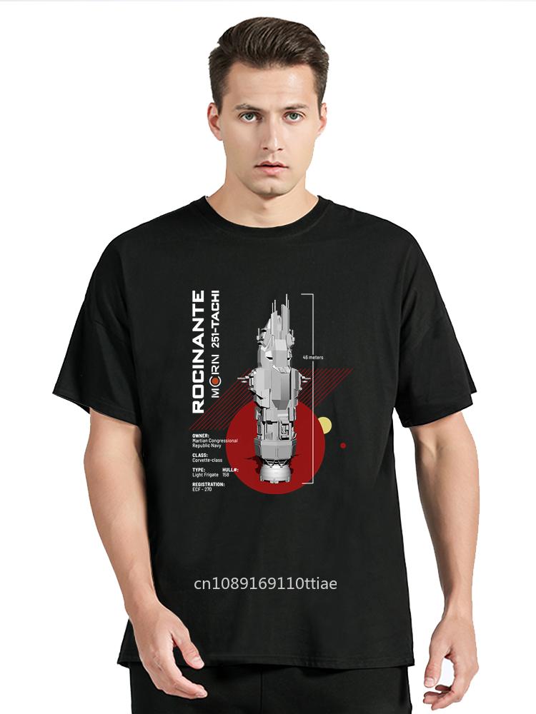 Rocinante Ship Style T-Shirt The Expanse Joe Miller James Holden Canterbury TV Top Gift Clothes T Shirt Clothing Oversized tees Unisex
