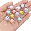 Bracelet Necklace Accessories Beaded Material Outside Fashion DIY 10pcs Core Beads Inside Transparent Candy Color Acrylic Beads