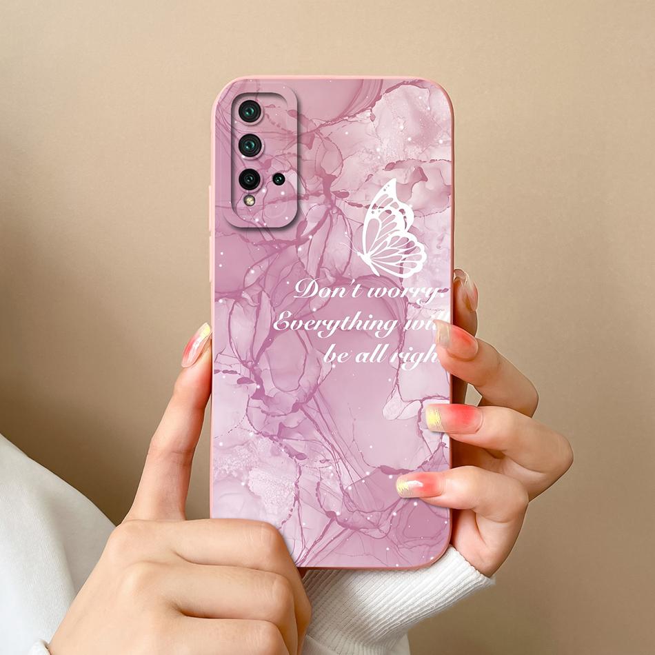 Case For Huawei Nova 5T Cover For Huawei Nova 6 Nova 7 Cartoon Bumper For Nova 5 T Nova6 Nova7 Soft Liquid Silicone Phone Cases