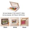 Front Opening Magnetic Flip Photo Frame Elastic Straps A4 Photo Frame  Wall Decoration