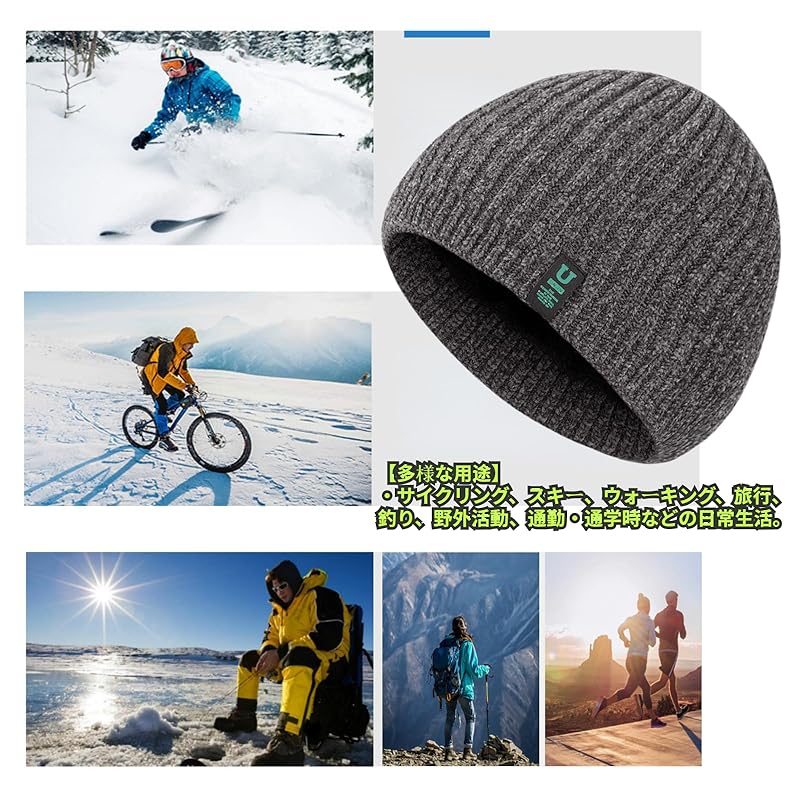 [Tia Family] knit hat knit cap hat mens autumn/winter Cold protection Heat retention warm soft simple Fashionable knit beanie Thick elasticity Plain