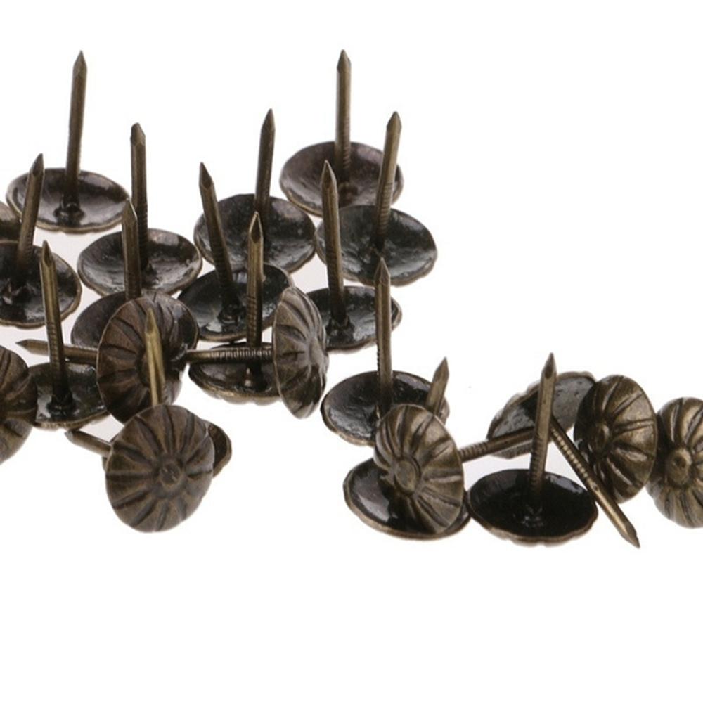 Сделай сам Обивка дивана Домашняя шкатулка для украшений Подарочная коробка Мебельная фурнитура Декоративные гвозди Кнопки