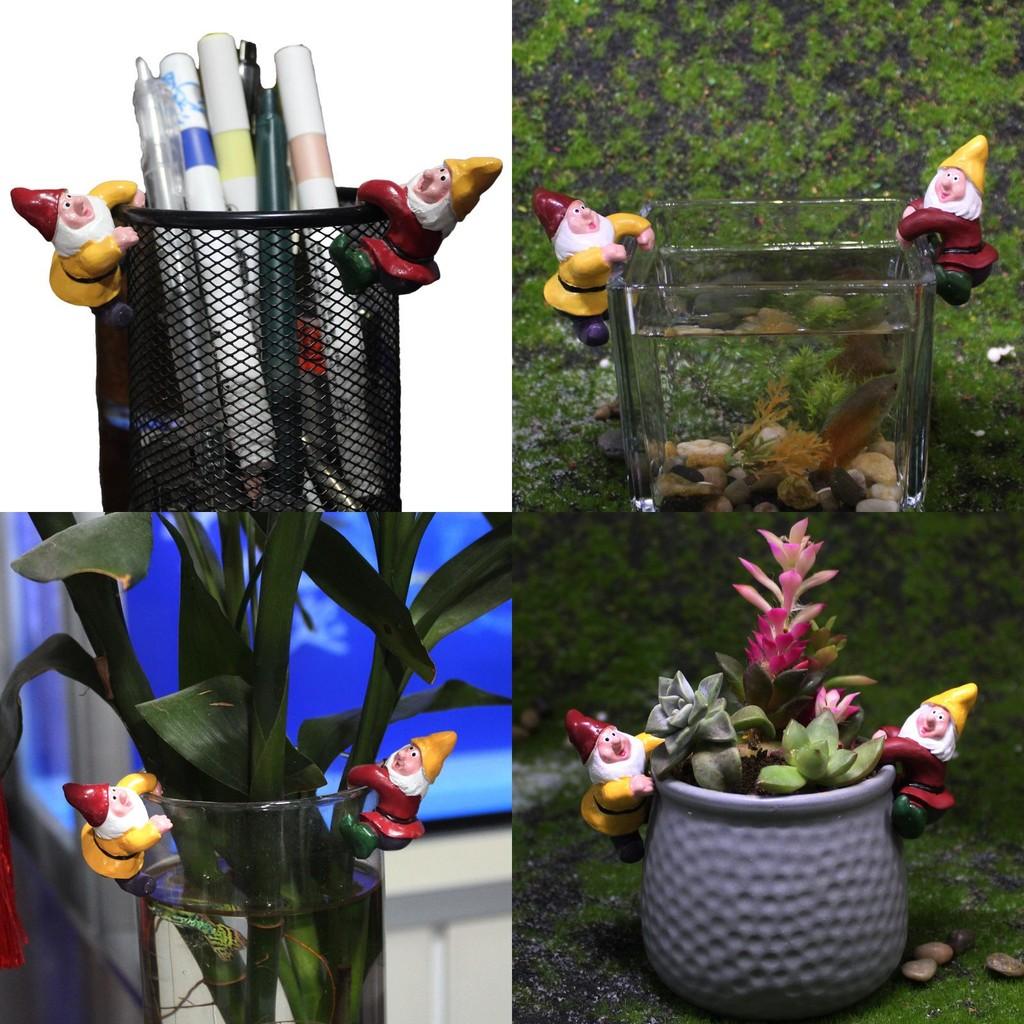 Подвеска-подставка для ручек в виде Санта-Клауса, цветочный горшок, украшение для микроландшафта, поделки