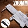 200mm Stainless Steel Parallel Marking Gauge Vernier Caliper W/Carbide Scriber