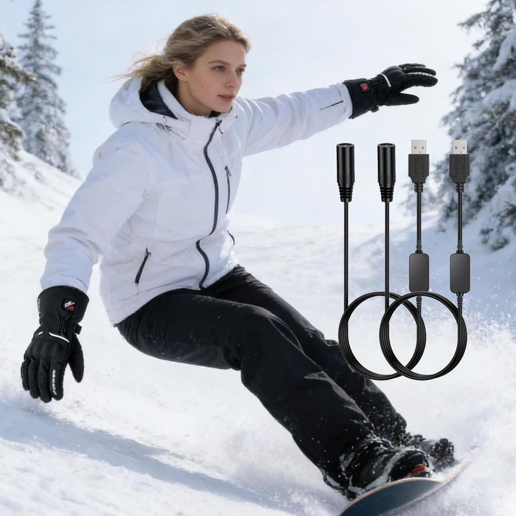 USB-кабель для зарядки 5В-7,4В для мотоцикла, совместимый с Komine Electric Heated
