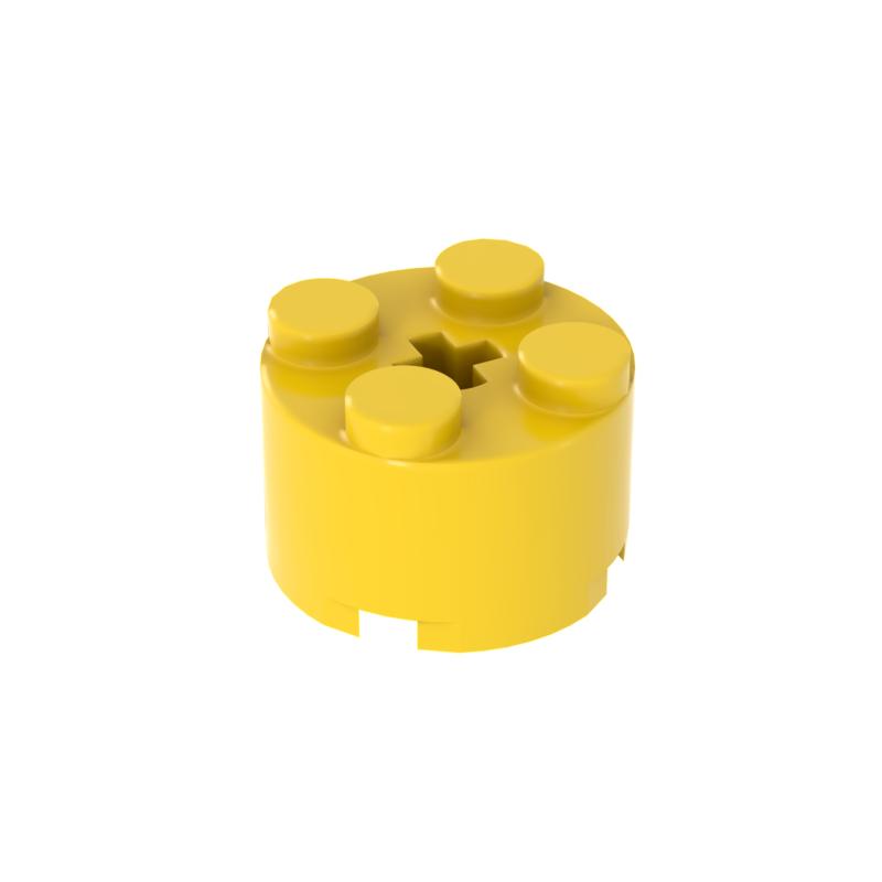 [Funbrick] Кирпич Круглый 2x2 с отверстием для оси 3941 Строительные блоки Игрушки Дети Сувенир Ролевая игра Декор Мальчик Девочка Город MOC