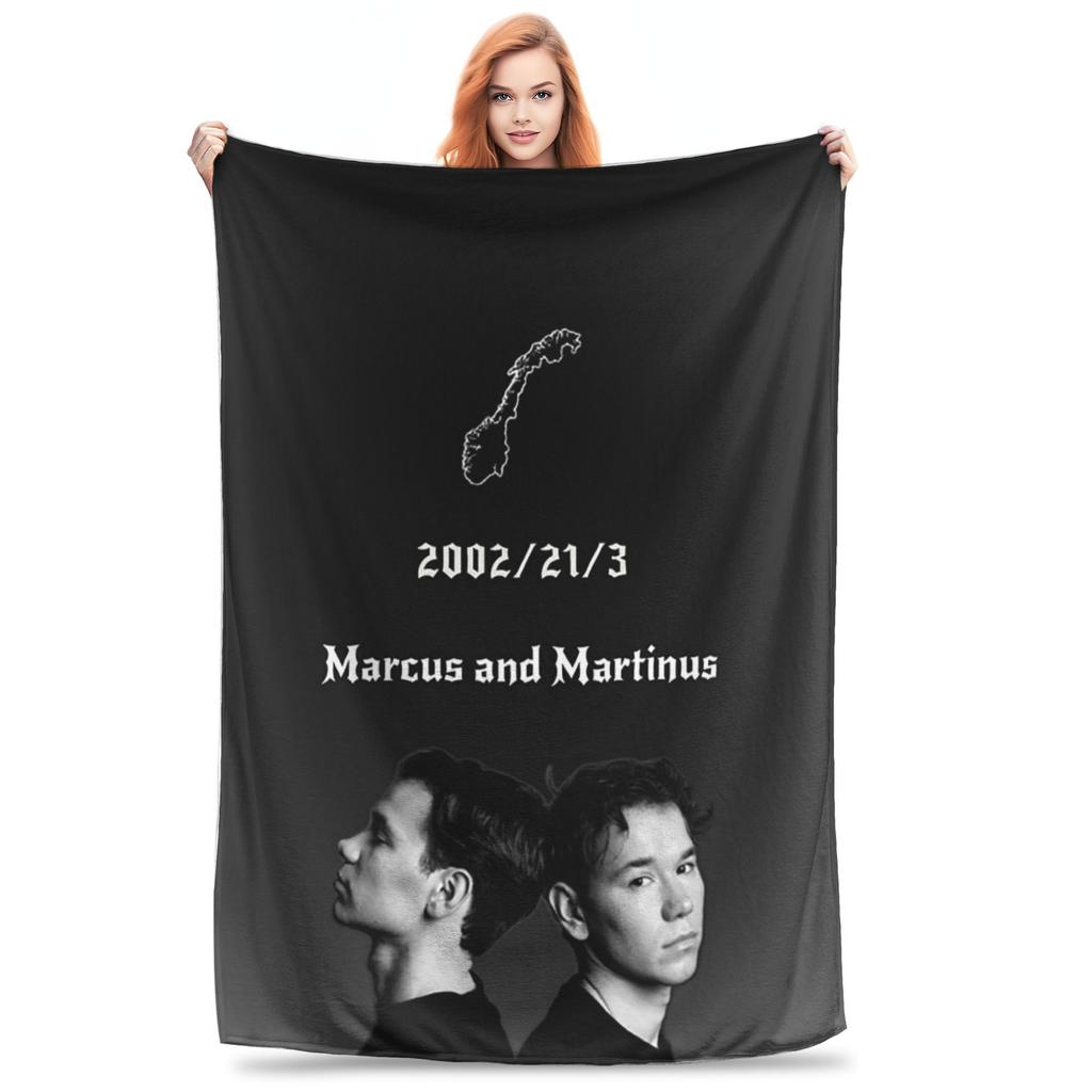 Фланелевое покрывало Marcus And Martinus Незабываемые Евровидения Швеция Покрывала Постельное белье для Гостиной Путешествий Дивана