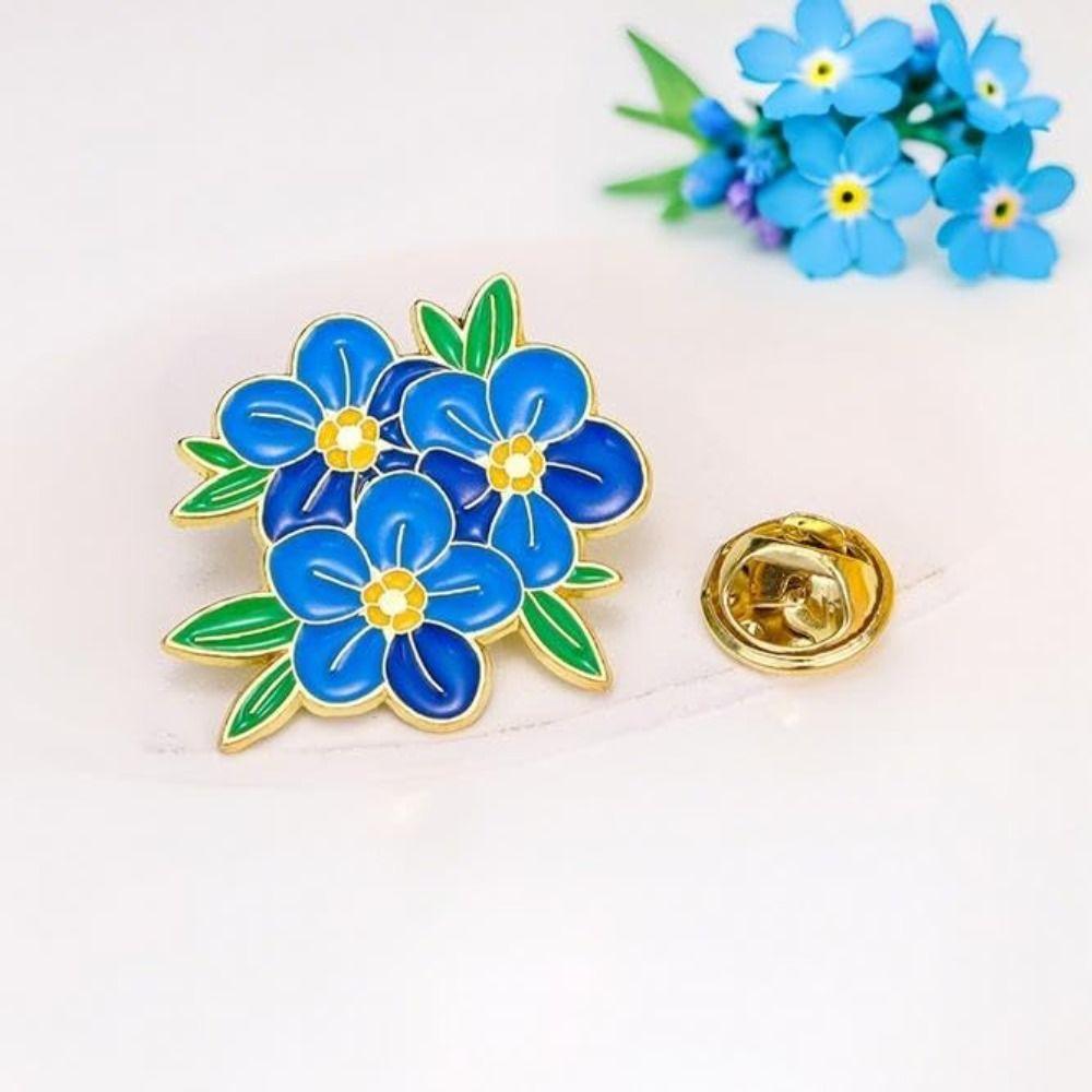 Creative Accessories Flower Language Series Badge Peony Pin Buckle Personalized Brooch for Women