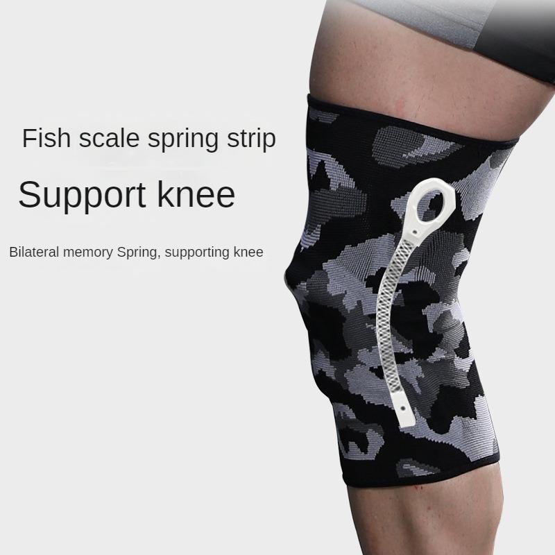 Спортивные наколенники, бег, фитнес, нейлоновые камуфляжные наколенники, альпинизм, дышащая поднятие тяжестей, нескользящие компрессионные рукава для ног