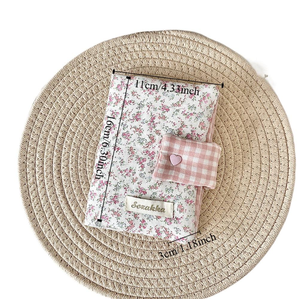 Multipurpose Floral Print Diary Book Detachable Diary Diary Protective Cover  Student