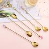4 шт. десертные ложки с полированной поверхностью, многофункциональные портативные креативные ложки из нержавеющей стали для мороженого, чая, кухонный инструмент