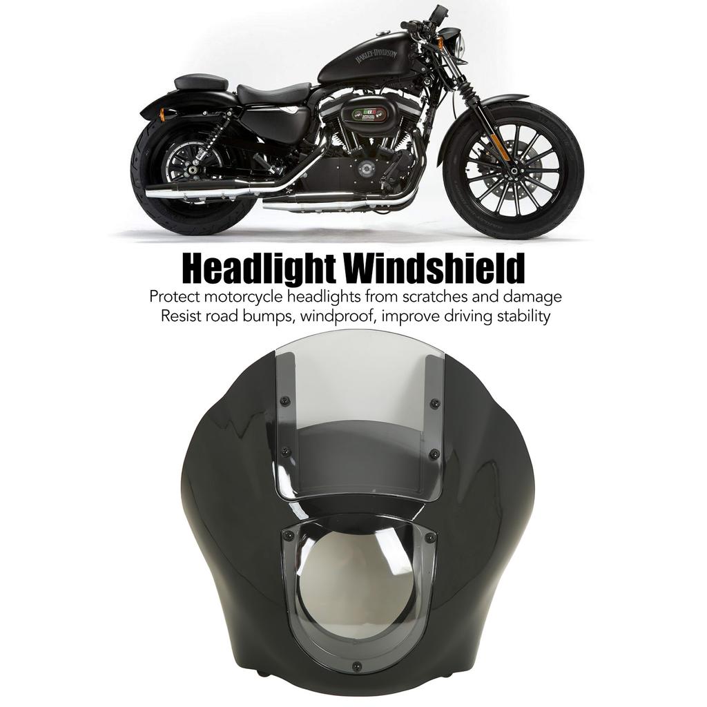 Motorcycle Front Headlight Fairing   Windscreen for Iron 883 XL883N 2009‑2017