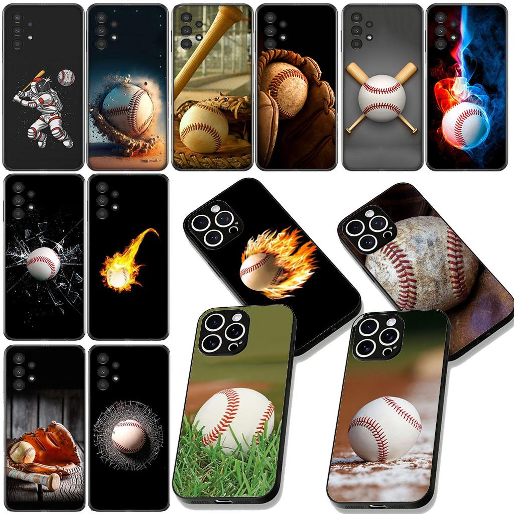 Baseball Game Fan Phone Case for Apple iPhone 16 17 Air 14 15 Pro Max Plus 16+ 16E 14+ ProMax Protective Cover