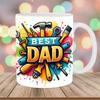 3D Кружка керамическая кофейная Лучший папа на День отца Кружка для чая для папы Инструменты для папы