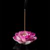 Ceramic Incense Burner Flower Design Lotus Aromatherapy Stand Incense Burning Tray  Office Use