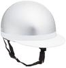 Bike Parts Center Helmet Half White Brim Silver Lame Free Size (Head Circumference 57cm~59cm) 710901