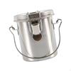 Stainless Steel Brush Washer Painting Cleaner Cup with Lid & Handle Filter Screen Paintbrush