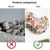 Wall Mounted Stuffed Toy Hammock Net Bag With Tassels Large Capacity Corner Hanging Plush Toy Organizer Easy To Install