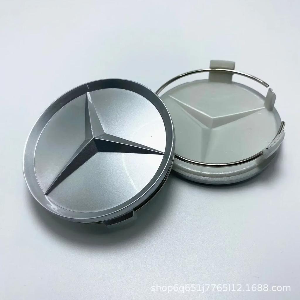4PCS 75MM Car Wheel Center Hub Caps Tire Rim Covers Auto Accessories For Mercedes Benz CLA A180 W108 AMG CLK W201 W212 W213 W220
