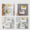 Kitchen Cabinet Door Cling Film Storage Rack, Storage Box, Wall Mounted Cabinet Door Inner Refrigerator Shelf Side Storage