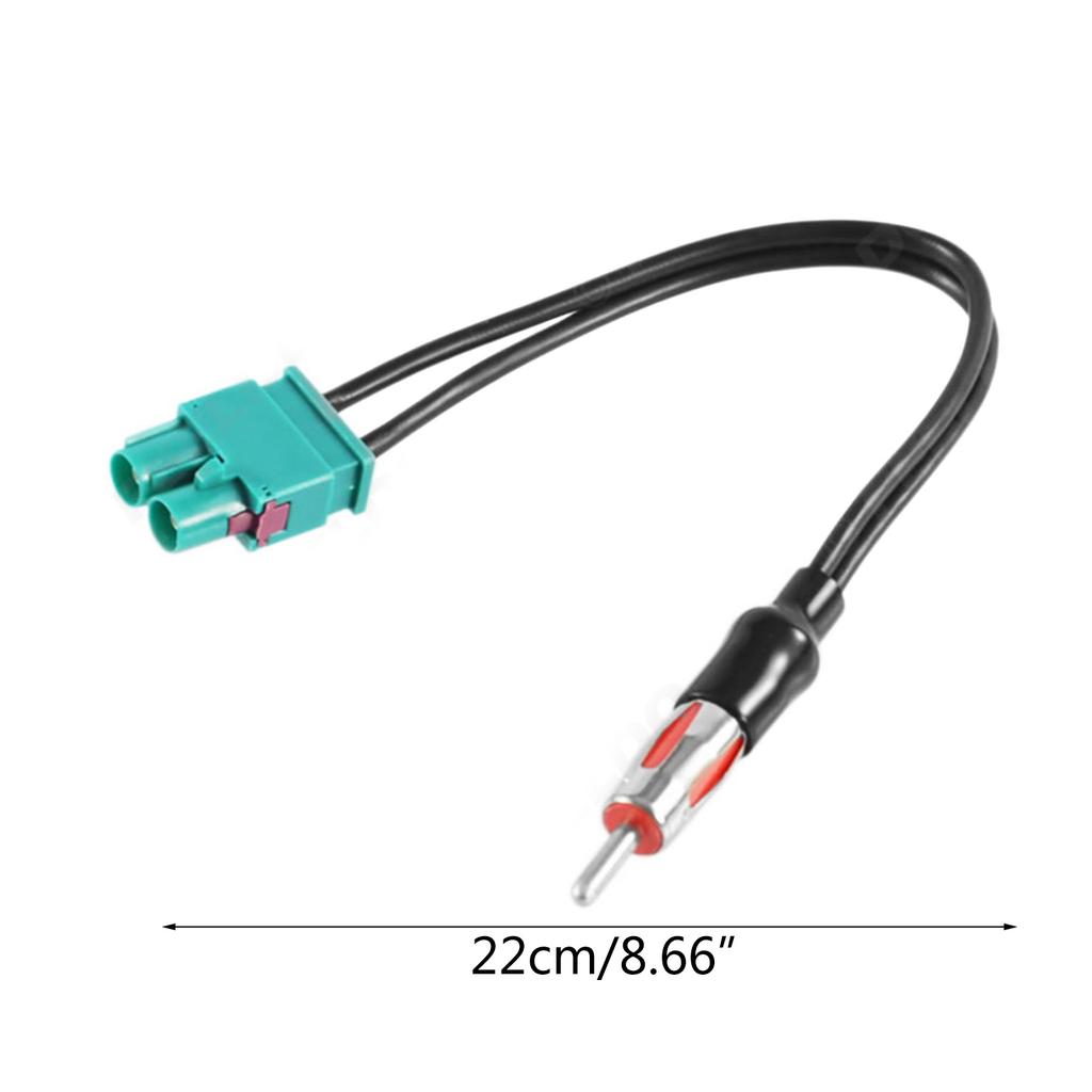 Универсальный автомобильный стерео радио антенный кабель-адаптер 2 Fakra к разъему DIN