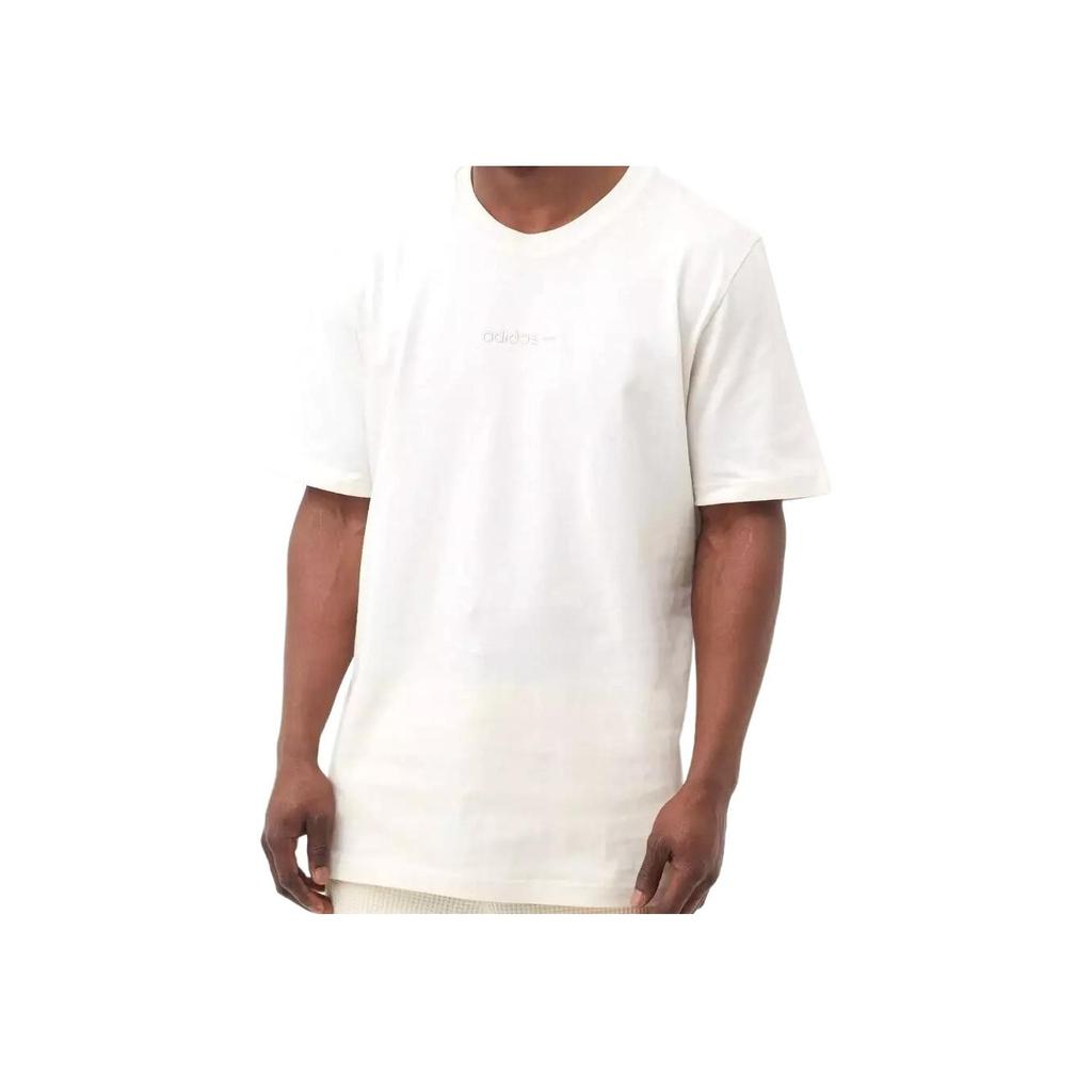 adidas Футболка Originals с круглым вырезом и логотипом Trefoil, мужская, белая HP0443