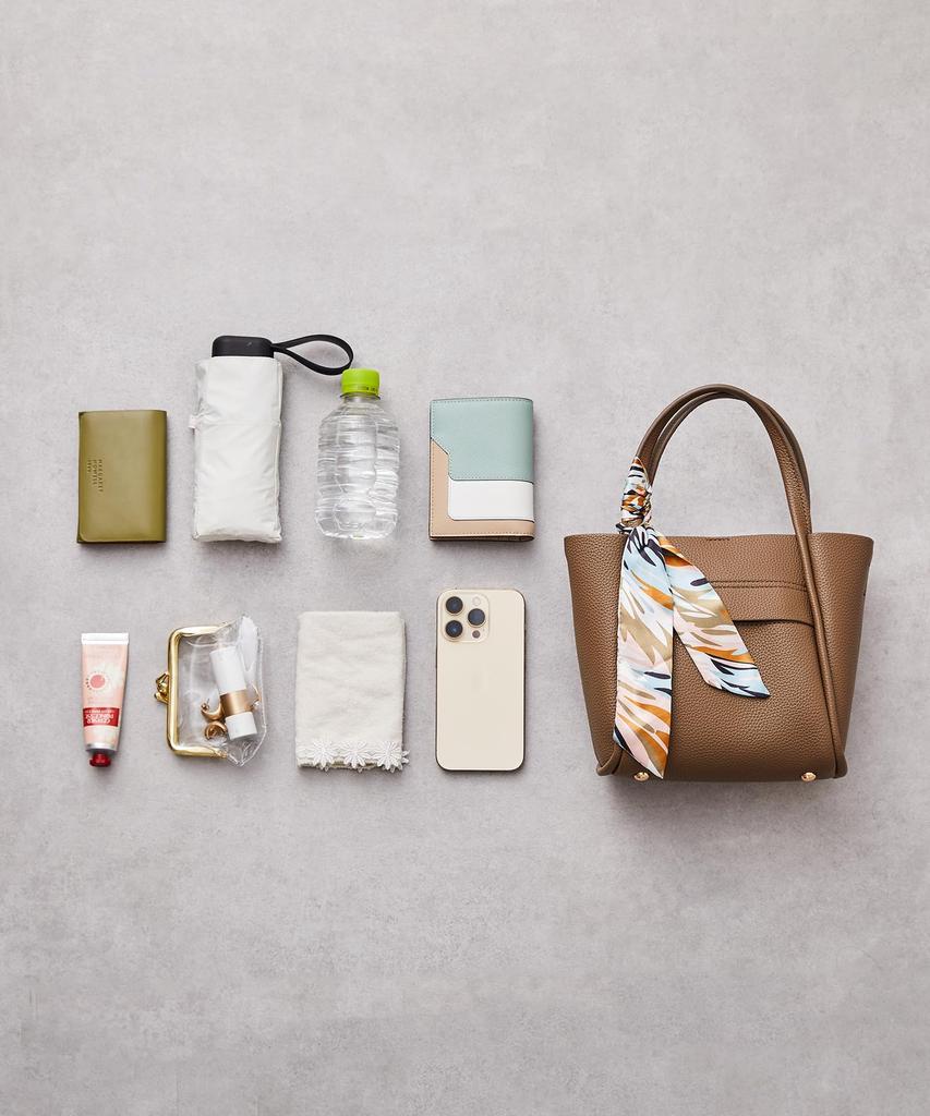 Сумка Сумка с шарфом наплечная сумка карман 2WAY Soft Ivory [Oriental Traffic] женская сумка-в-сумке легкая/BA-209 BA-209