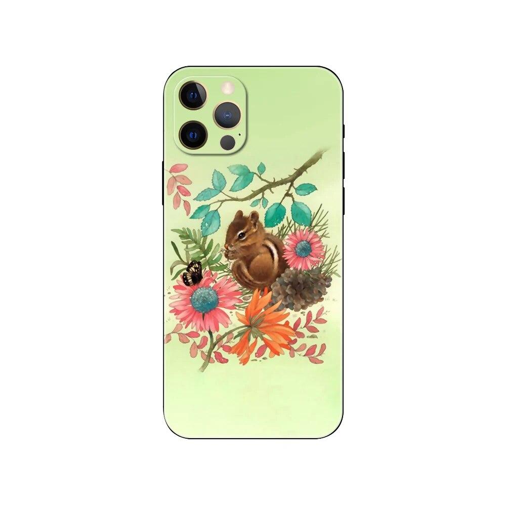 Чехол для телефона с белкой для iPhone Samsung Galaxy Redmi Xiaomi Oppo OnePlus Note SA 7 8 9 10 11 12 13 14 20 21 22 23 53 54 Pro Max Plus Ultra TPU Soft