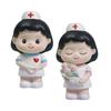 Nurse Statue Romantic Cute Handmade Cake Topper for Festival Bedroom Wedding Love Finger