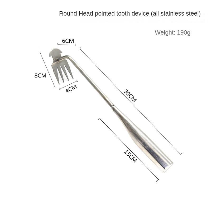 Портативный садовый инструмент для прополки, крючок для выдергивания травы, артефакт для травы, прочная и надежная лопата из нержавеющей стали, инновационный уличный инструмент