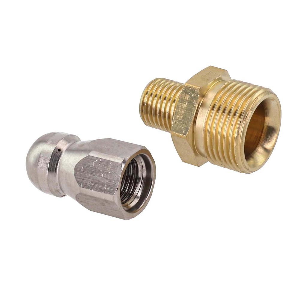 Прочистка сопла Трубка Земснаряд Сопло Нержавеющая сталь Медные аксессуары Передний Задний Инструмент Крепление Очиститель Чистка