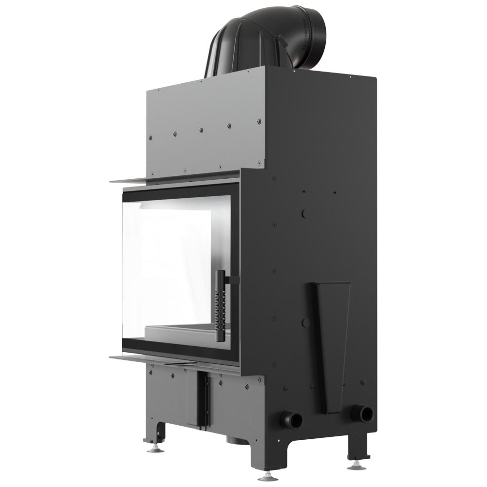 Steel Fireplace KRATKI FLOKI S Left 8 kW Ø 160