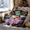 Ghostbusters Pattern Blanket for Home Decoration, Bed, Sofa, Car Travel, Camping, Suitable for All Seasons, Birthday Christmas Gift