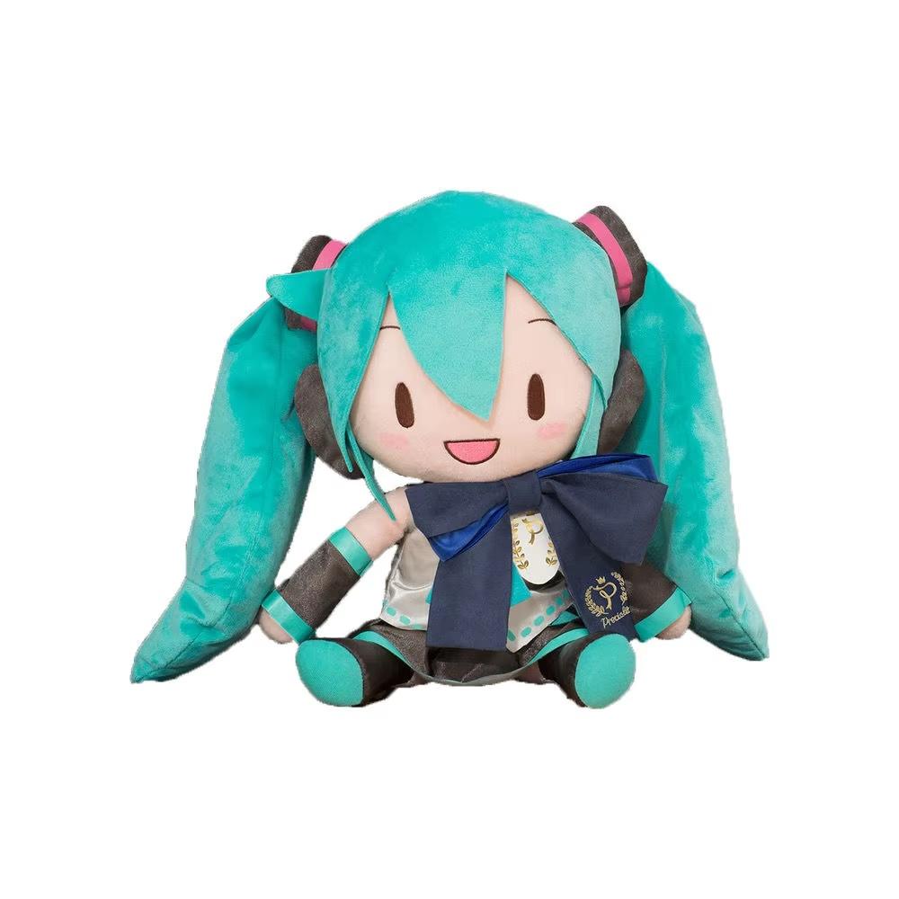 Authentic Bilibili Spot Hatsune Miku Miku Doll Fufu Plush Doll White Spotless Cherry Blossom Sky Cute Plush Toy Collection Gifts