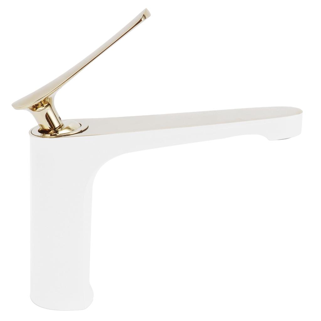 G1/2 кран для раковины современный смеситель для горячей и холодной воды аксессуар для ванной комнаты белое золото