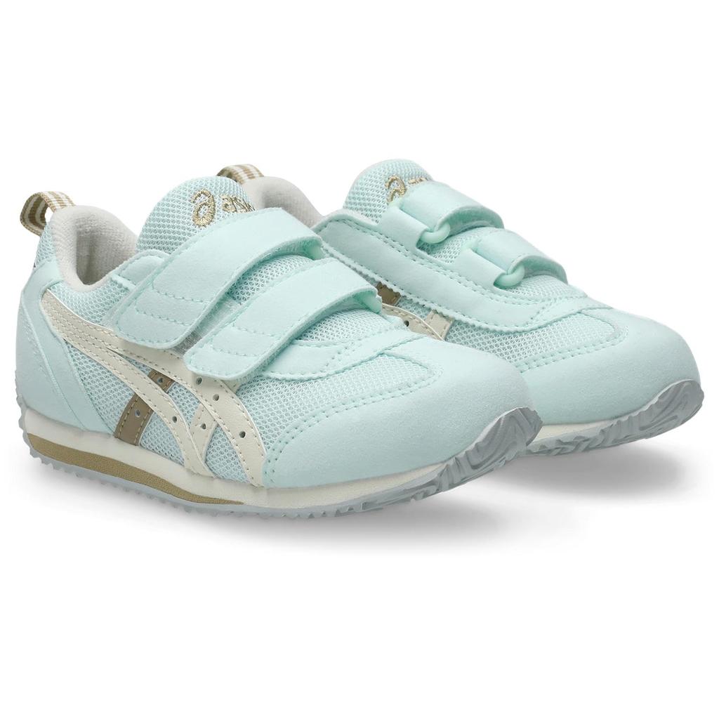 Sukusuku Basic Series Light Size Cm Kids' Low-Cut Two-Strap Shoes, Mint/Off-White, 236, 20.5
