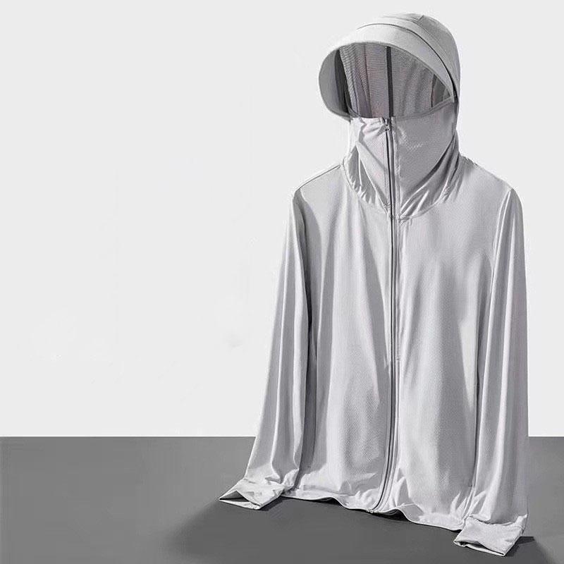Солнцезащитная одежда Ice Silk со съемными большими полями UPF50+ для женщин, солнцезащитные куртки для активного отдыха