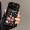 Веселый рождественский подарок лось силиконовый чехол для телефона iPhone 16 15 14 13 12 11 Pro Max XS Max 8 7 Plus X XR SE3 SE милый олень противоударный бампер задняя крышка