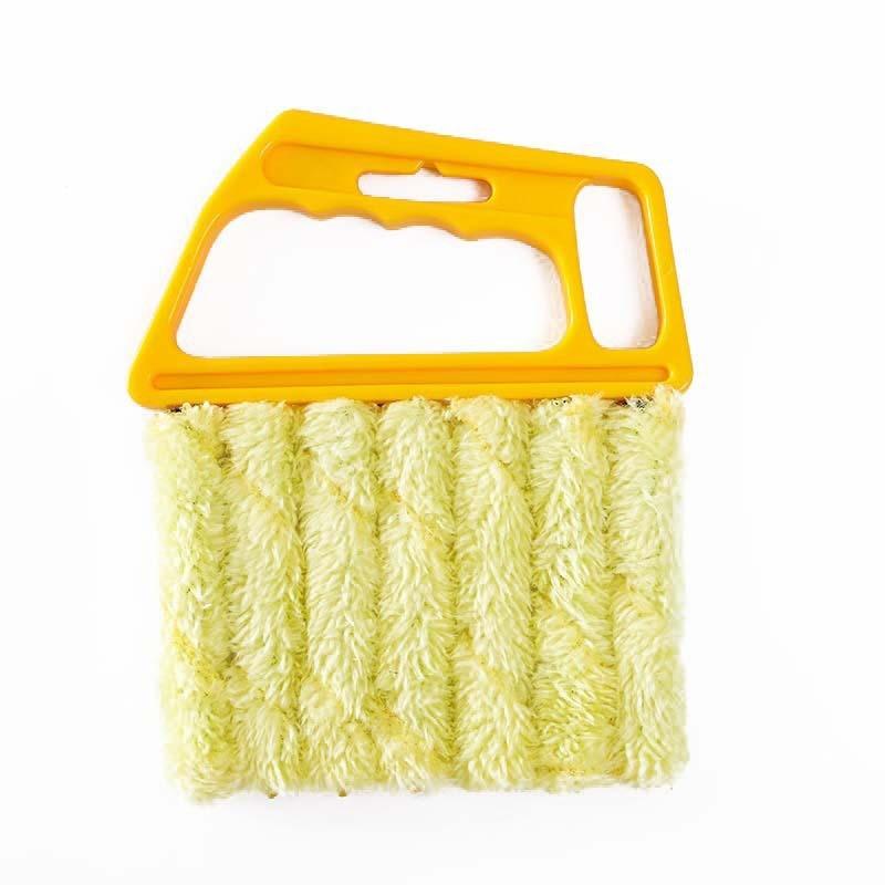 1pc Portable Microfiber Window Cleaning Brush Effortless Dust Collection Blinds Cleaning Brush
