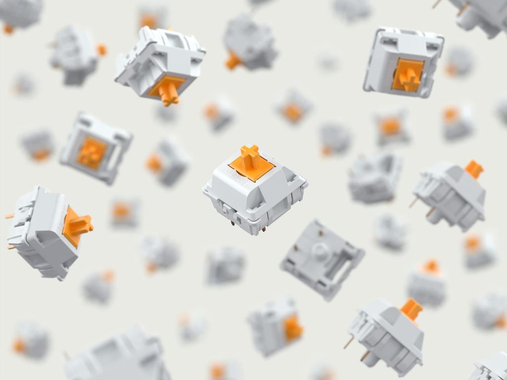 Glorious Panda Switch (Lubrication-Free Switch) - 36x Plate-Mounted 3-Pin Switches for Keyboards - Mechanical Keyboard Switches