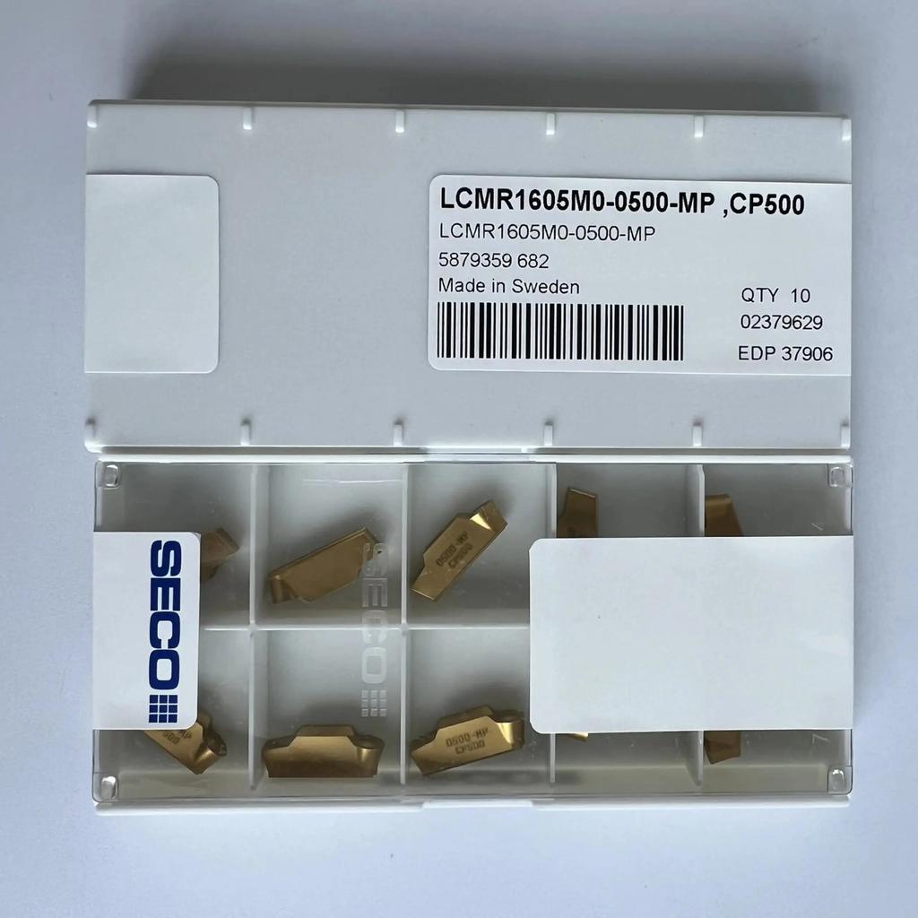 Seco / LCMR1605M0-0500-MP, CP500 /Original Genuine CNC Alloy Blade 10 PCS