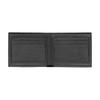 Gucci Printed embossed logo bi-fold built-in card slot leather wallet unisex couple style black