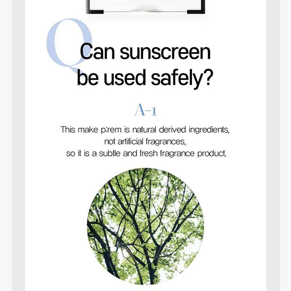 Make P:REM Успокаивающий солнцезащитный крем UV Defense Me 50 мл (SPF50 +)