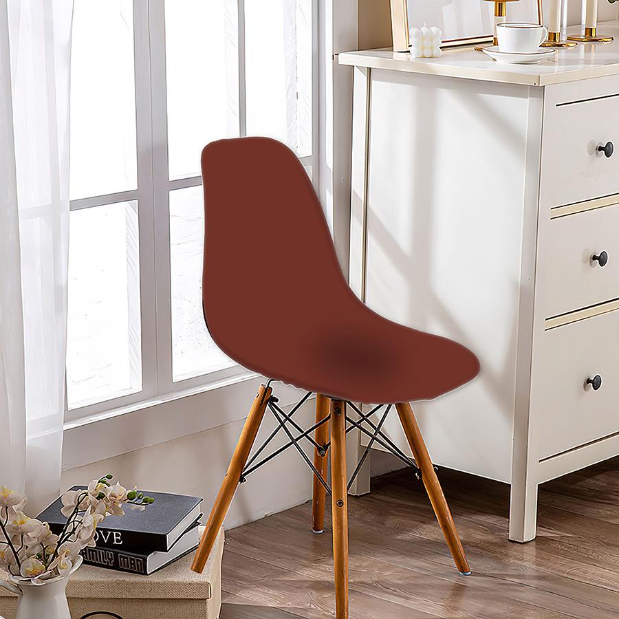 Эластичный чехол на стул-ракушку Чехол на стул Eames Чехол на стул Съемная защита сиденья Для кухни Офисов