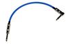 Canare GS-6 Patch Cable, 30cm, L-S Type, Blue, 1 Cable