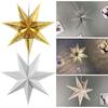 Christmas Paper Star Lampshade Decorative Lampshade 45cm Decorative Lamp Hollow Seven Point Star